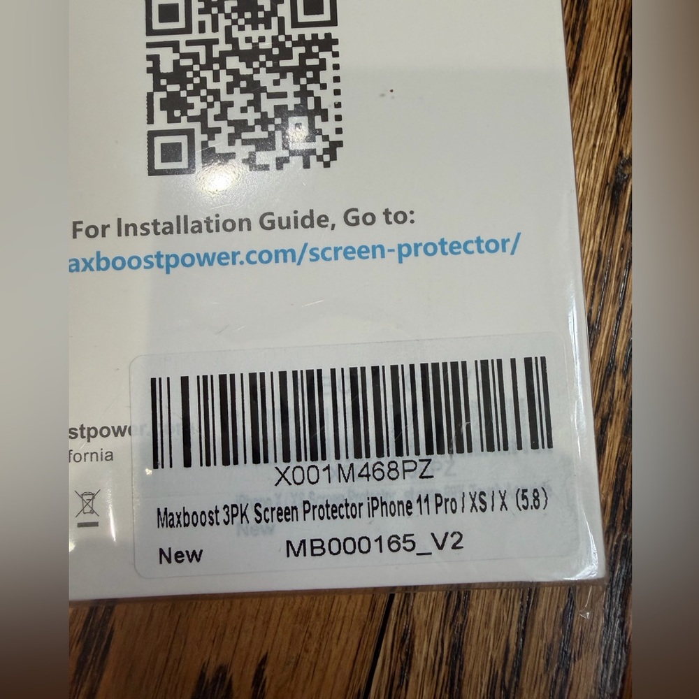 NWT: Tempered Glass Screen Protector for iPhone 11 Pro and iPhone 12 Pro - Picture 3 of 3